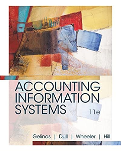 Accounting Information Systems 11Th Gelinas