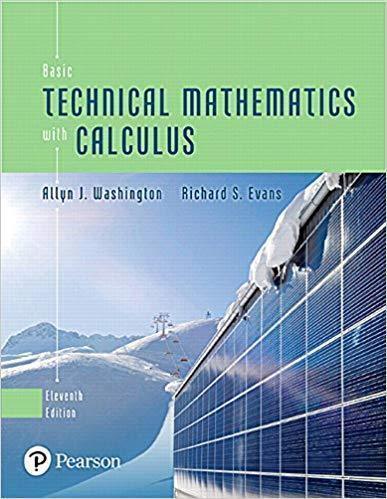 Basic Technical Mathematics With Calculus 11Th
