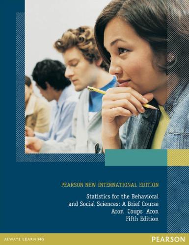 Statistics For The Behavioural And Social Sciences 5Th