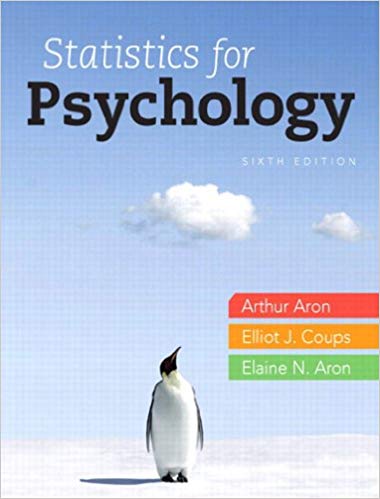 Statistics for Psychology 6th by Aron PhD Arthur