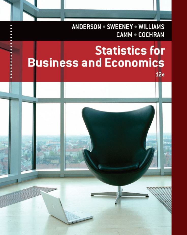 Statistics for Business and Economics 12th 12E