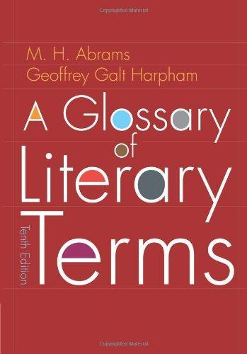 A Glossary Of Literary Terms 10Th