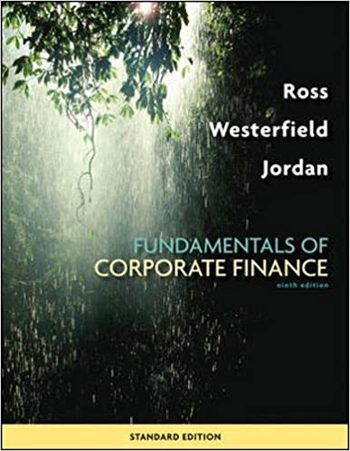 Fundamentals Of Corporate Finance Standard 9Th