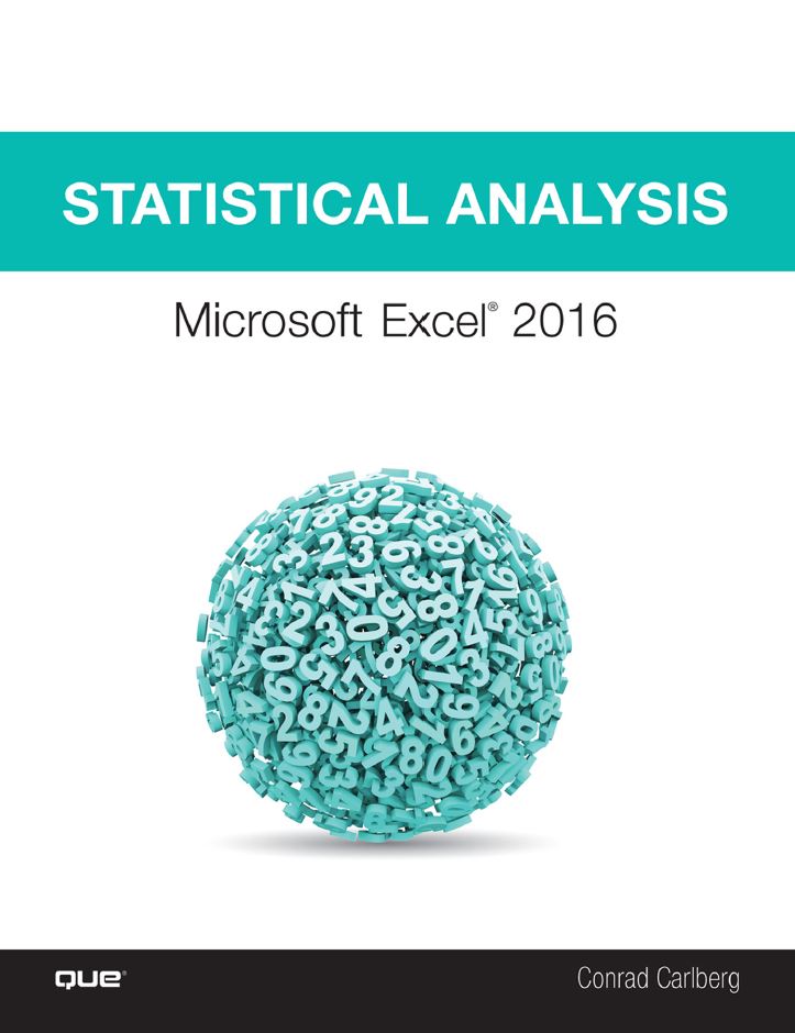Statistical Analysis Microsoft Excel 2016
