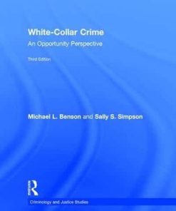 WhiteCollar Crime An Opportunity Perspective 8211 3rd