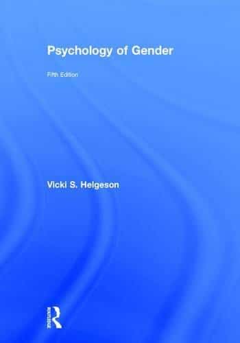 The Psychology of Gender 8211 5th