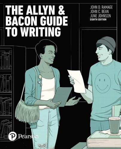 The Allyn 038 Bacon Guide to Writing 8211 8th