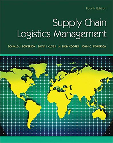 Supply Chain Logistics Management 4th By Donald Bowersox