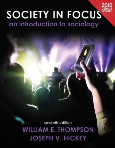 Society in Focus An Introduction to Sociology Census Update 7th Mysoclab