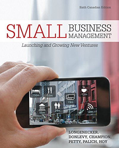 Small business management launching and growing new ventures