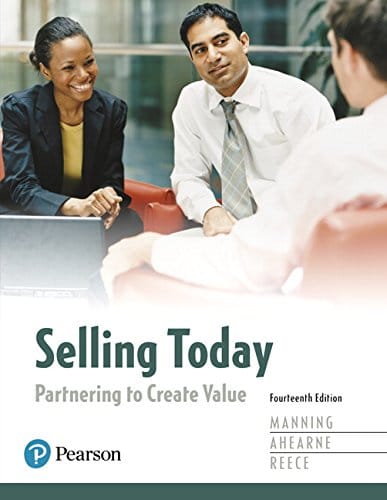 Selling Today Partnering to Create Value 14th by Gerald L Manning