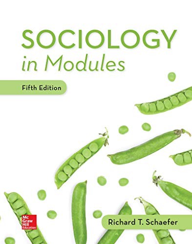 Sociology in Modules 5th by Richard T Schaefer