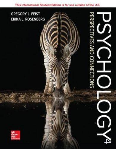 Psychology Perspectives and Connections 4th 4