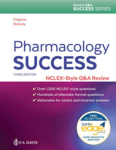Pharmacology Success NCLEXStyle Q038A Review 8211 3rd
