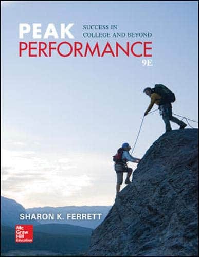 Peak Performance Success in College and Beyond 8211 9th