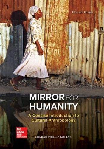 Mirror for Humanity A Concise Introduction to Cultural Anthropology 8211 11th