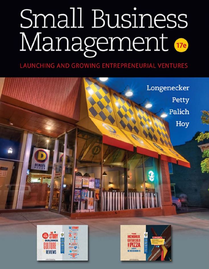 Small Business Management 17th 17E Longenecker