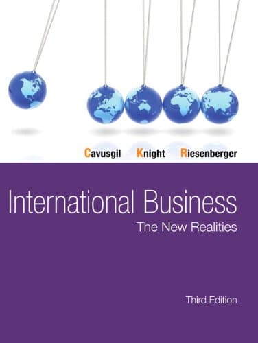 International Business The New Realities 3rd 3