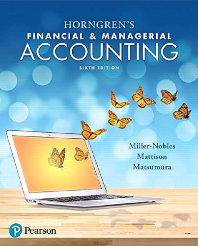 Horngren8217s Financial 038 Managerial Accounting 6th 8211 6th