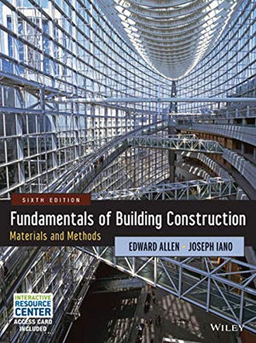 Fundamentals of Building Construction Materials and Methods 8211 6th
