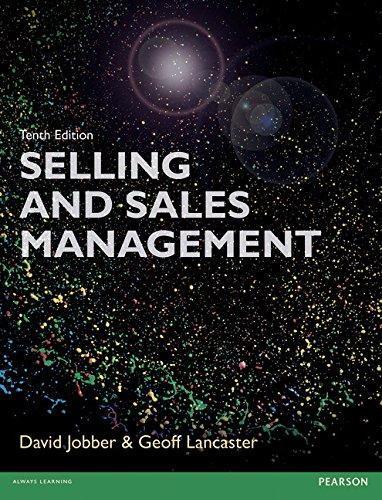 Selling And Sales Management 10Th