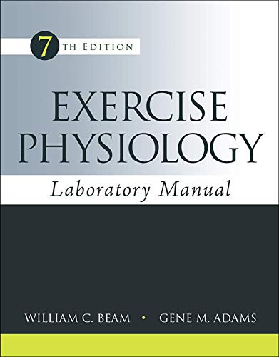 Exercise physiology laboratory manual 8211 7th