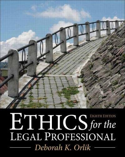 Ethics for the Legal Professional 8