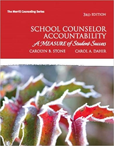 School Counselor Accountability A MEASURE of Student Success 3rd
