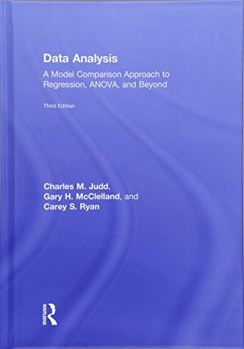 Data Analysis A Model Comparison Approach To Regression ANOVA and Beyond 8211 3rd