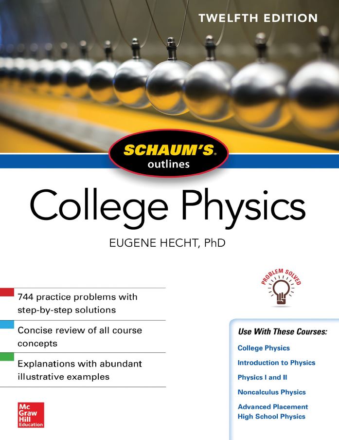 Schaum8217s Outline of College Physics 12th 12E