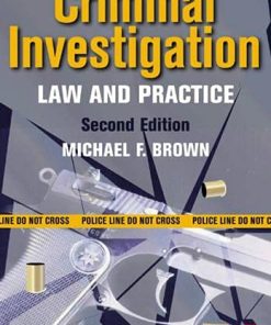 Criminal Investigation Law and Practice 8211 2nd