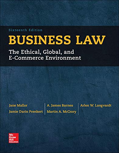 Business Law 16th