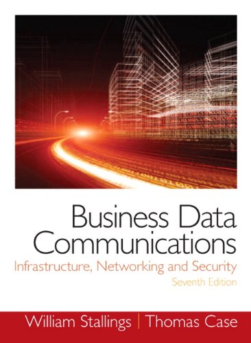 Business Data Communications Infrastructure Networking and Security