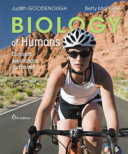 Biology of Humans Concepts Applications and Issues