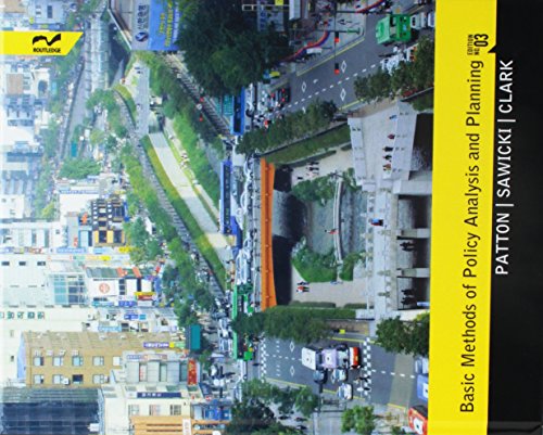 Basic Methods of Policy Analysis and Planning 8211 Pearson3rd