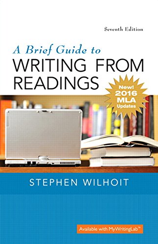A Brief Guide to Writing from Readings 7th by Stephen Wilhoit