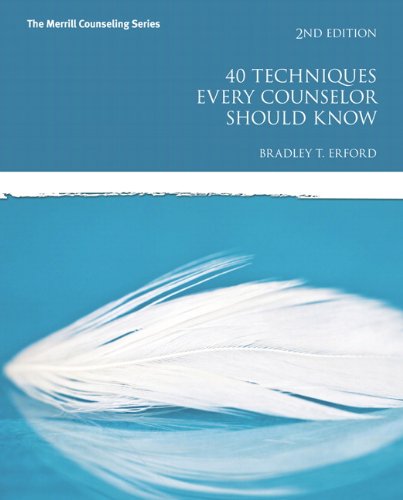 40 Techniques Every Counselor Should Know 8211 3rd