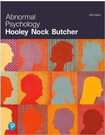 Abnormal Psychology 18th