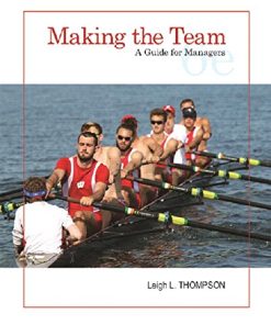 Making The Team A Guide for Managers 6th 6th