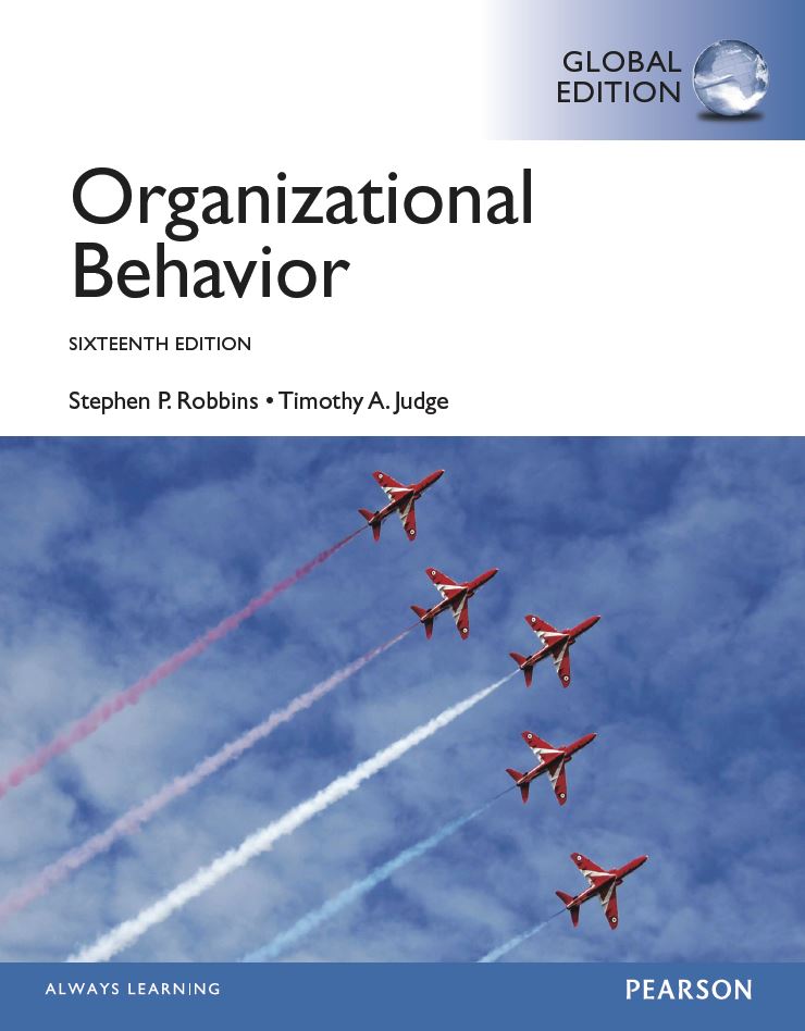 Organizational Behaviour 16th 16E Stephen Robbins