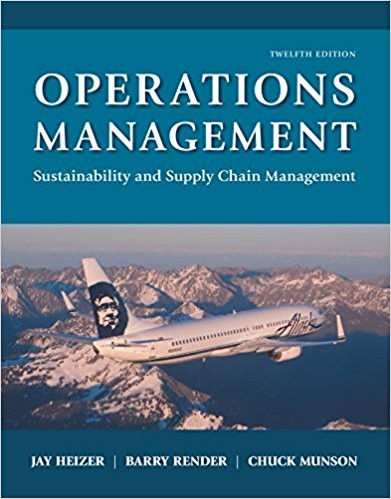 Operations Management Sustainability and Supply Chain Management 12th