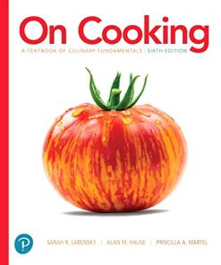 On Cooking A Textbook of Culinary Fundamentals 6th