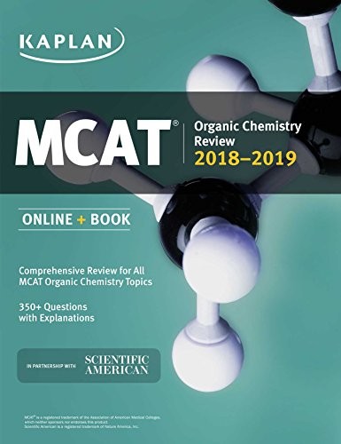 MCAT Organic Chemistry Review 20182019 Online Book
