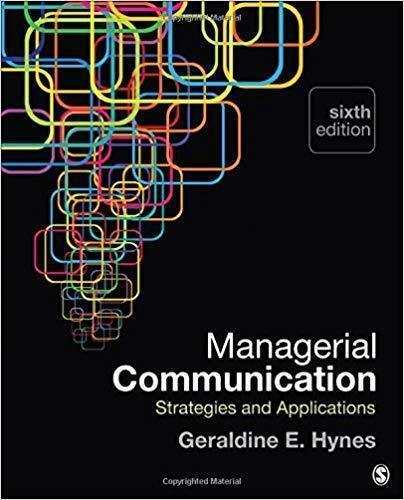 Managerial Communication Strategies And Applications 6Th