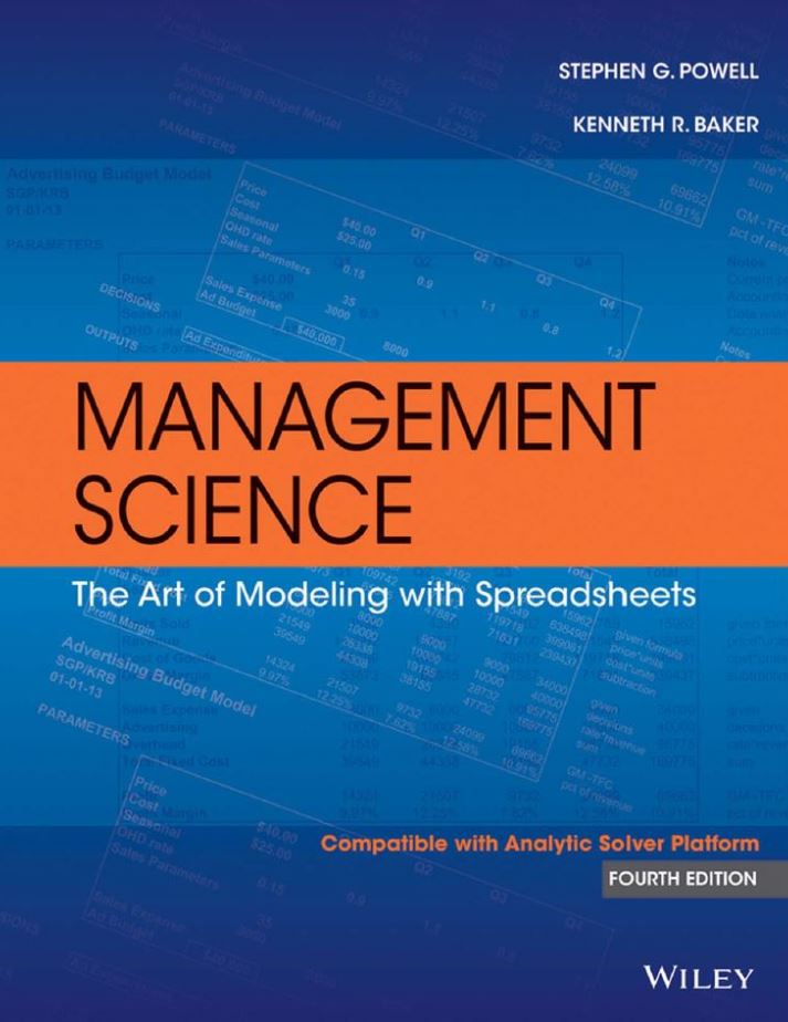 Management Science 4th 4E Stephen Powell