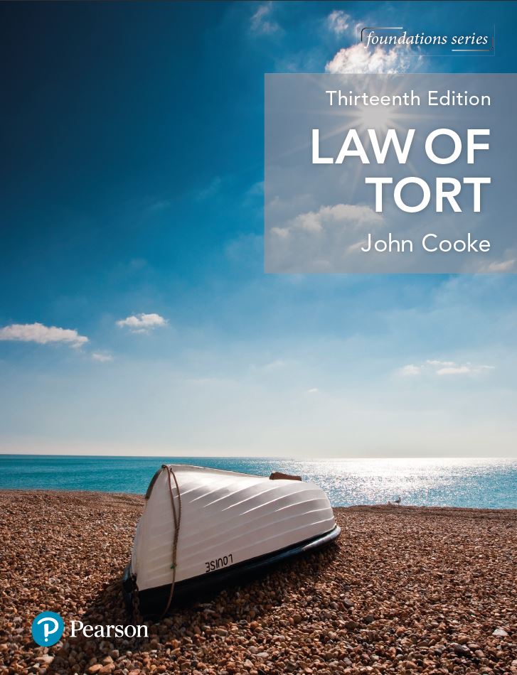 Law of Tort 13th 13E John Cooke