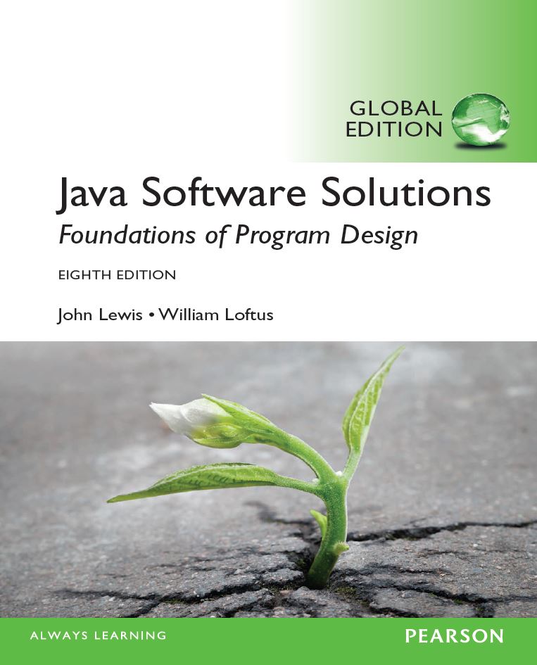Java Software Solutions 8th 8E John Lewis