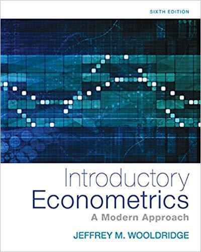 Introductory Econometrics A Modern Approach 6Th