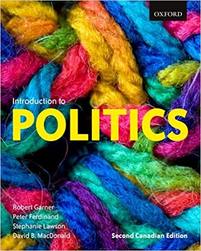 Introduction to Politics Second 2nd Canadian