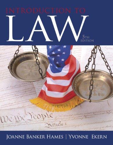 Introduction To Law 5Th